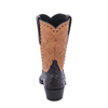 Ladies Hand Tooled Full Quill Ostrich Cowboy Boots