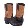 Ladies Hand Tooled Full Quill Ostrich Cowboy Boots