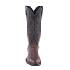 Ladies 13" Cigar Caiman Belly and Black Cherry Cowboy Boot