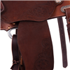 Chestnut 1/2 Breed Sunflower Corner Round Barrel Saddle