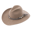 HORSE HAIR HATBAND DBL LOOP TWISTED GREY 
