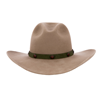 Green and Copper Beaded Hat Band