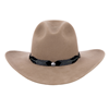 Black and Slate Grey Beaded Hat Band