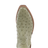 Ladies Pistachio Full Quill Ostrich Short Boot