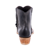 Ladies Dark Grey Burnished Aniline Short Boots