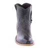 Ladies Dark Grey Burnished Aniline Short Boots