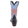 Ladies Brown Aniline and Smooth Ostrich Indigo Cowboy Boots