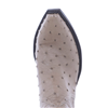 Ladies Mouse Grey Ostrich Shorty Boot