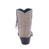 Ladies Mouse Grey Ostrich Shorty Boot