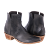 Ladies Dark Grey Burnished Aniline Short Boots
