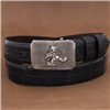 SST Mesa Crosshatch Buckle w/Thrown Figure Saw Tooth Border