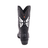 Ladies Black Gator Butterfly Cowboy Boots