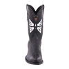 Ladies Black Gator Butterfly Cowboy Boots
