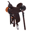 Chocolate 1/2 Breed Snowflake Round Barrel Saddle