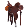Chestnut 1/2 Breed Sunflower Corner Round Barrel Saddle
