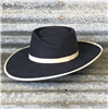 NAVY BLUE DESERT TWIST WITH CREAM BOUND EDGE