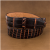 Liver Chestnut Nile Alligator 1 1/2" Belt