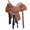 Russet Roughout Conventional Ranch Cutter Saddle