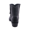 Ladies Short Black Full Quill Ostrich Boot