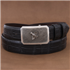Mesa Quail Crosshatch Buckle with High Polished Border