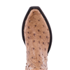 Ladies Brandy Full Quill Ostrich Short Boots