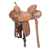 Russet RO Deeter Border Round Barrel Saddle