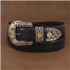 Gilson 14K Gold Red Gold Floral Buckle Set