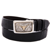 Grove 14K Steer Buckle with Rope Border