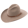 ANTIQUE BROWN SLINGSHOT CARVED HAT BAND