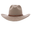 ANTIQUE BROWN SLINGSHOT CARVED HAT BAND