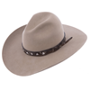 Brown Weathered Leather Bronc Slingshot Hat Band