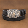 Kit 14K Bronc and Horseshoe Filigree Buckle