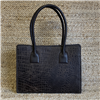 CROCO BROWN HANDBAG