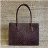 SIENNA FULL QUILL OSTRICH HANDBAG