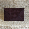 WINE CROC EMBOSSED CLUTCH