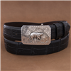Mesa Bear Western Buckle with Saw Tooth Border