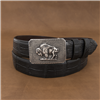 Mesa Sawtooth Bison Western Belt Buckle