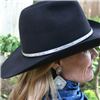 Sunset Trails Black Montie Montana Sterling Silver Hat Band
