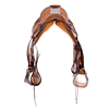 Russet 1/4 Breed 5/8 Wyo Floral Kidney Bean Ranch Saddle 