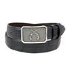 Ridge Cross Pistol Heavy Matte Buckle