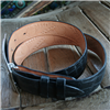 Black Matte Alligator 1 1/2" Belt