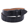 Black Gloss Caiman Tail 1 1/2" Belt