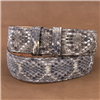 Natural Rattlesnake 1 1/2" Billeted Belt