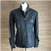 LADIES BURNS 1876 BLACK DISTRESS JACKET