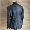 LADIES BURNS 1876 BLACK DISTRESS JACKET