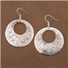Western Engraved Large Loop Earrings