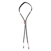 JJ Arrowhead Black Braided Bolo w/ Elk