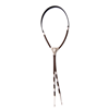 Large Bolo Crosshatch Texas Star Black and Brown