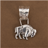 Sunset Trails Small Bison Pendant