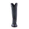 Ladies Blue Winn Stitch and Black Aniline Cowboy Boot